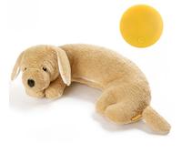 Extragele Heartbeat Puppy Toy Heartbeat Stuffed Animal for Dog Anxiety Relief and Calming Aid, Dog Heartbeat Toy for Puppy Sleep Aid Crate Training, Puppy Essential Puppy Needs, Golden