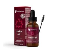 extraherbos Organic Castor Oil 100% Pure 30ml Stimulates the Growth of Eyelashes, Eyebrows and Beard, Paraben Free, Removes Frizz and Split Ends in Hair, Protects Brittle Nails and Dry Cuticles