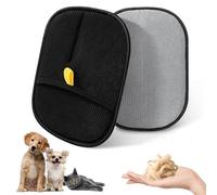 Extraible Pet Hair Removal Glove for Cats & Dogs, 2Pcs Double Sided Pet Grooming Gloves, Dog Washing Gloves, Cat Grooming Glove, Static Removal Gloves Pet Hair, Versatile Grooming Gloves for Washing