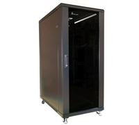 Extralink - 19" 27U Upright Cabinet 600x800 Black Flat Pack
