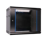Extralink 9U 600x600 Black Rack-mounted Cabinet