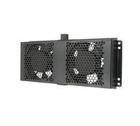 Extralink, Fan Panel, 2 Fans, for Server Cabinet, Standing Cabinet, 19 Inch Network Cabinet, Temperature Control, Built-in Fuse, Cable for Thermostat