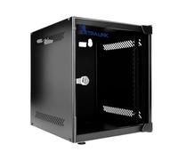 Extralink Server Rack 10" 6U - Network Cabinet 310MM deep - floor or wall mounting, load capacity 30 kg, 180° opening, black - ideal for home networks and IT equipment