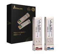 Extralink WDM SFP Module Singlemode 10G LC 1270/1330nm up to 2km - Compatible with Ubiquiti UniFi Netgear Cisco TP-Link MikroTik QNAP Zyxel Synology - Gigabit Transceiver for Switch Router