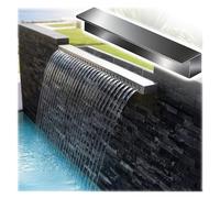 ExtraLongWaterfallSpillway8220InchCommercialCascadeDropBoxforCourtyard&DeckDurableWaterFeatureEquipmentPerfectforGardenLandscaping