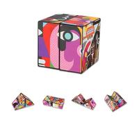 Extraordinary 3D Multi-dimensional Geometric Toys, Infinity Cube Fidget Toy for Kids, Star Cubes with Endless Shape Possibilities, Brain Train Educational Toy for Children and Elderly