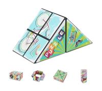 Extraordinary 3D Multi-dimensional Geometric Toys, Infinity Cube Fidget Toy for Kids, Star Cubes with Endless Shape Possibilities, Brain Train Educational Toy for Children and Elderly