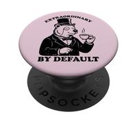 Extraordinary By Default Victorian Tea Bear Lover PopSockets Adhesive PopGrip