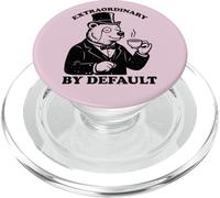 Extraordinary By Default Victorian Tea Bear Lover PopSockets PopGrip for MagSafe
