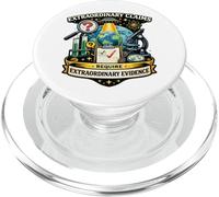 Extraordinary Claims Require Evidence Science Skeptic PopSockets PopGrip for MagSafe