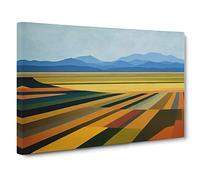 Extraordinary Spring Meadow Landscape Canvas Wall Art Print 30x20 Inch