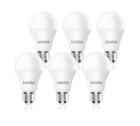 EXTRASTAR 10W E27 LED Light Bulbs, A60 Cool White 6500K Daylight, 950lm, 69W Equivalent, Edison Screw Light Bulb, Non-Dimmable, Pack of 6