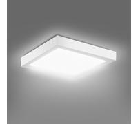 ExtraStar 12W LED Square Surface Mount Integrated Ceiling Light Flush Light Cold White ExtraStar White