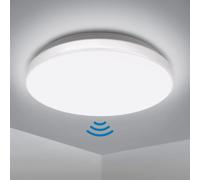 ExtraStar 18W LED Microwave Sensor Ceiling Light Cold White 6500K (33cm Dia) ExtraStar White