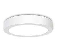 Extrastar 18W Led Round Surface Mount Integrated Ceiling Light Flush Light Cold White, White