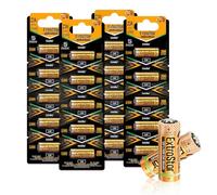 EXTRASTAR 23A 12V Alkaline Batteries (20 Pack), 4 Packs of 5 Disposable Batteries, Long Lasting, Powerful for Doorbells, Garage Openers, Sensors, Smoke Detectors, UVM Remotes