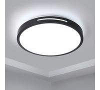 Extrastar Led Ceiling Light 24W, 34Cm, 6500K Black, Black