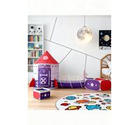 ExtraStar 3-in-1 Space Rocket Play Tent with Tunnel & Ball Pit in Red ExtraStar Red