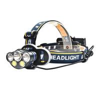 ExtraStar 6 LEDs Headlamp Torch headlight, 18650 Rechargeable Batteries Included, 8 MODES, Bike, Fishing & outdoor activities ExtraStar Multicolor