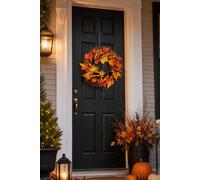 ExtraStar Light Up Autumn Maple Leaf Wreath with Berries ExtraStar Multicolor