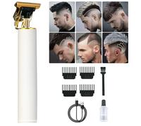 ExtraStar Men's Professional Cordless Clipper USB Type-C Rechargeable in White ExtraStar White