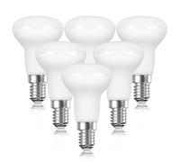 EXTRASTAR Reflector R50 E14 Light Bulb, 4.9W LED SpotLights, 35W Equivalent, 400LM, 3000K Warm White SES Small Edison Screw Energy Saving LED Bulbs, 120° Beam Angle, Non-dimmable, Pack of 6