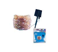 Extrastar Solar LED Copper Light String 50m RGB
