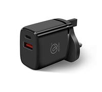 EXTRASTAR USB C Plug Charger 20W, Dual Port Fast Wall Charger with Output 5V/3.1A, Mains Charger Compatible with iPhone XS/13/13 Pro/14/14 Plus/14 Pro/14 Pro Max, Galaxy, Pixel