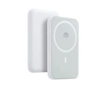 ExtraStar Wireless Charging Power Bank 5000 mAh with Magnetic Attachment in Light Grey ExtraStar Light Grey