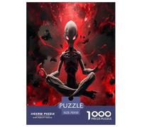 Extraterrestrial Life Jigsaw Puzzles Puzzle for Adults Kids. 1000 Piece Whimsical Challenge Toy Educational Game Home Decoration for Adults& Kids Age 14 Years Up 70x50cm/1000pcs