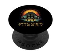 Extraterrestrial Life UFO History Believer Alien Visitors PopSockets Adhesive PopGrip
