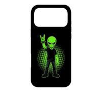 Extraterrestrial Metalhead Devil Horns Hand Sign Case for iPhone 17 Pro Max