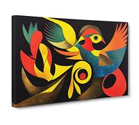 Extravagant Phoenix Bird Canvas Wall Art Print 30x20 Inch | Ready to Hang, Gallery Wrapped, Fade-Resistant Inks, Securely Packaged, UK Made