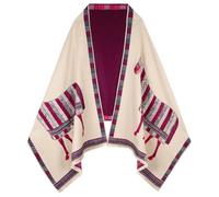 EXTREE France Fashion Cashmere Scarves Summer Air Conditioning Shawl for Women Winter Big Windproof Scarf Early Spring Scarf - Red - Large
