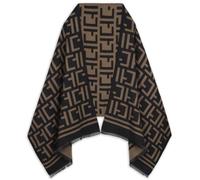 EXTREE Scarfs for Women Pashmina Silky Shawl Wrap for Evening Dressing Blanket Open Front Poncho Cape, E-type Square Black Coffee, 13.78 inches x 9.47 inches x 0.39 inches