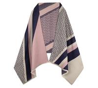 EXTREE Scarfs for Women Pashmina Silky Shawl Wrap for Evening Dressing Blanket Open Front Poncho Cape, Acz-grey, 1