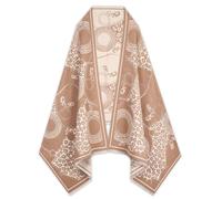 EXTREE Scarfs for Women Pashmina Silky Shawl Wrap for Evening Dressing Blanket Open Front Poncho Cape