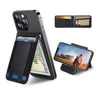 ExtreLife for MagSafe Wallet with Money Clip, Stronger Magnetic Wallet for iPhone 17/16/15/14/13/12 Series, RFID Blocking, for iPhone Wallet with Stand, ID Window & 8 Card Holder, Classic Black