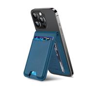 ExtreLife for Magsafe Wallet, Works with Apple Find My, Strongest Magnetic Wallet for iPhone 17/16/15/14/13/12 Series, WalletTracker with Adjustable Stand, 6 Cards Holder, Dark Blue