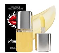 Extrem Lip Plumper Korean,Lip Plumping Lip Gloss with Volumising Effect | Lip Oil for Dry Lips,Hydrating&Moisturizing Lip Gloss Base,Long-Lasting Care&Transparent Texture,Plump for Fuller Looking