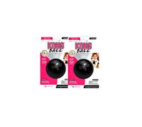 Extreme Ball Dog Toy - Medium/Large, Black x 2