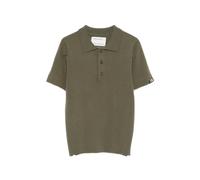 extreme cashmere Salamander collar polo shirt - Green One Size