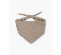 Extreme Cashmere Womens Moss N°35 Triangle Cashmere-blend Knitted Bandana 1size