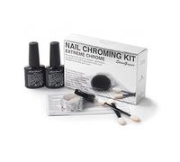 Extreme Chrome nail chroming kit. Get that almost mirror finish nail colour in bright silver.