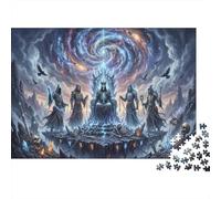 Extreme Cold Skeleton King 1000 Piece Jigsaw Puzzle,Gift Idea,Whimsical Challenge,Stress Relief,Great Gifts,Home Wall Decor,Premium Cardboard,Adults & Kids 14+ 52x38cm