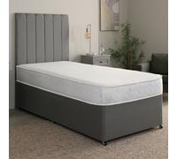 eXtreme Comfort Aloe Vera Hybrid Mattress - 18cm Deep, Plush Feel - White - 1 - 2ft6 Shorty Small Single Mattress (75cm x 175cm)
