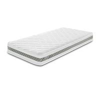 eXtreme Comfort Diamond 3D Memory Foam and Spring Hybrid Mattress Breathable CoolTouch Surface - Mattress - White - European Single Mattress (80cm x 200cm)