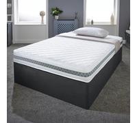 eXtreme Comfort Diamond 3D Memory Foam and Spring Hybrid Mattress Breathable CoolTouch Surface - Mattress - White - European King Mattress (160cm x 200cm)