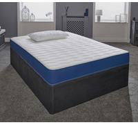 eXtreme Comfort Hybrid Memory Foam & Pinna-Coil Mattress - Soft/Medium Cooltouch+ Breathable - Blue - 1 - European Single Mattress (90cm x 200cm)