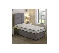 eXtreme Comfort Ltd Damask EasyClean Double Life Dual Sided Tufted Foam Free Mattress in White | Size: Single eXtreme Comfort Ltd White Single